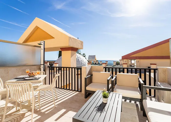 Apartamento 2 Estudios En La Romana Playa, Uno Con Vista Parcial Mar Y Otro Vista A La Piscina Marbella
