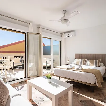 2 Estudios En La Romana Playa, Uno Con Vista Parcial Mar Y Otro Vista A La Piscina 马尔韦利亚