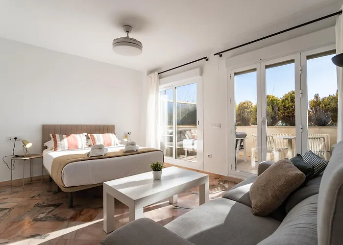 شقة 2 Estudios En La Romana Playa, Uno Con Vista Parcial Mar Y Otro Vista A La Piscina ماربيا